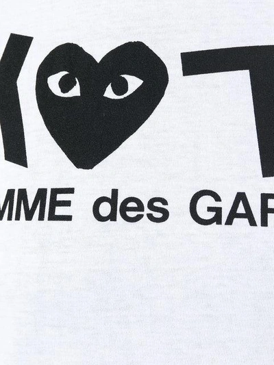 Shop Comme Des Garçons Play Inverted Logo T-shirt