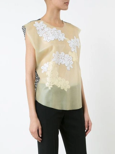 Shop Les Animaux Embroidered Blouse