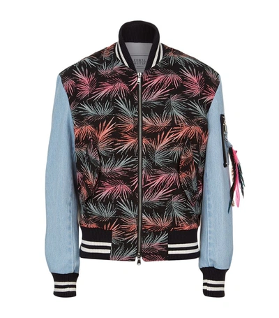 Forte Couture Palm Beach Bomber Jacket In Multi