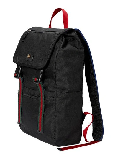 Shop Gucci Technical Canvas Backpack