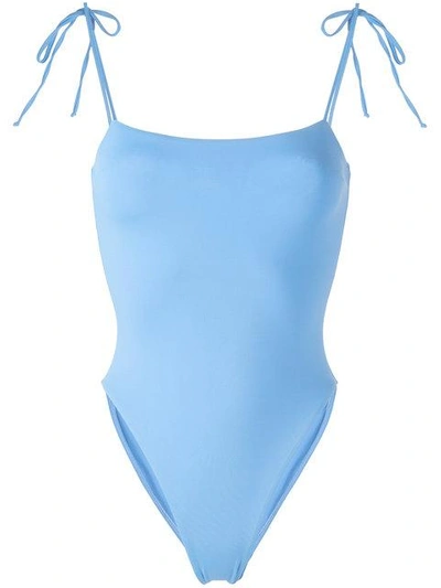 Shop Sian Swimwear Naomi Swimsuit In Blue