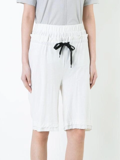 Shop First Aid To The Injured Haemin Shorts - White