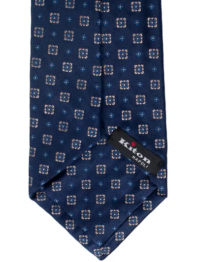 Kiton Geometric-pattern Tie In Multi