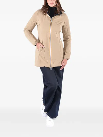 K-way Denise Reversible Coat In Multi