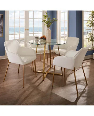 Lumisource Cosmo Dinette Table In Gold