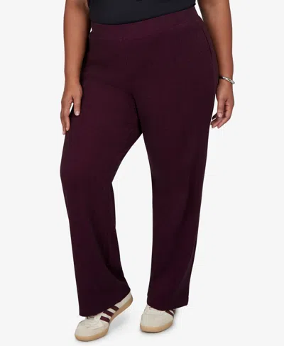 Ruby Rd. Plus Size Pull-on Straight Pants In Multi