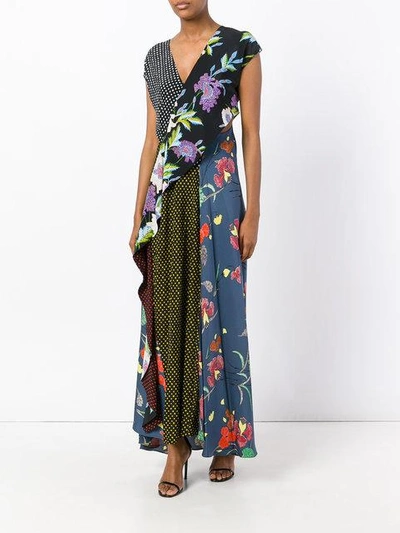Shop Diane Von Furstenberg Dvf  - Floral Print Dress