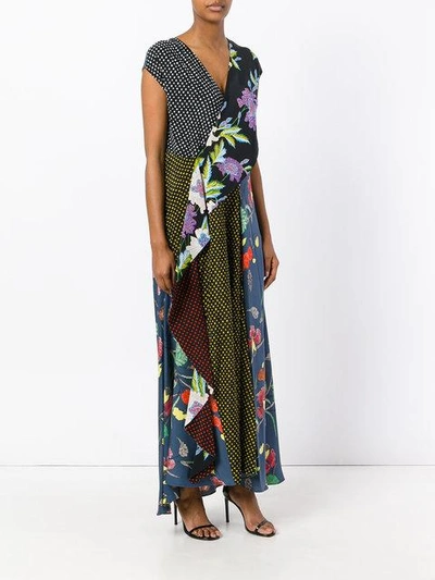 Shop Diane Von Furstenberg Dvf  - Floral Print Dress