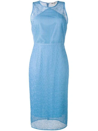 Shop Diane Von Furstenberg Tailored Lace Midi Dress