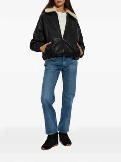 Stand Studio Tobie Leather Jacket In Black