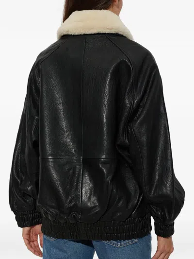 Stand Studio Tobie Leather Jacket In Black