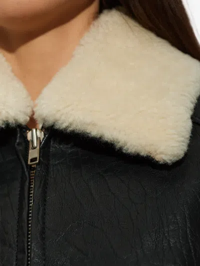 Stand Studio Tobie Leather Jacket In Black