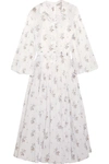 EMILIA WICKSTEAD Anel floral-print cotton-voile midi dress