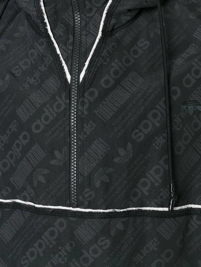 Shop Adidas Originals By Alexander Wang Windbreaker Jacket In Black