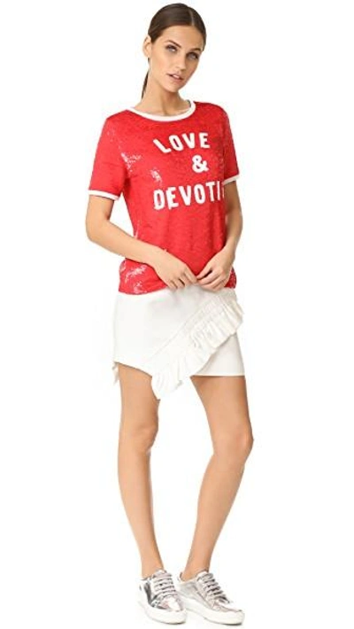 Shop Ashish Love & Devotion T-shirt In Red
