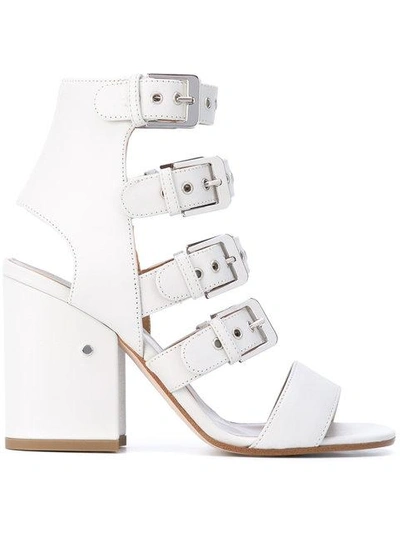 Shop Laurence Dacade Kloe Sandals In White