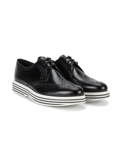 Shop Church's Ruby Platform Brogue Shoes - Black