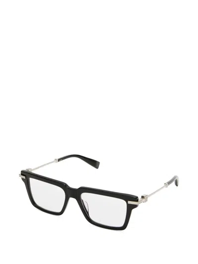 Balmain Rectangle-frame Glasses In Red