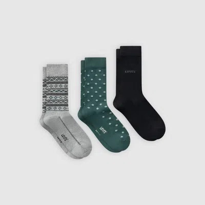 Levi's Regular Cut Socks In Multi