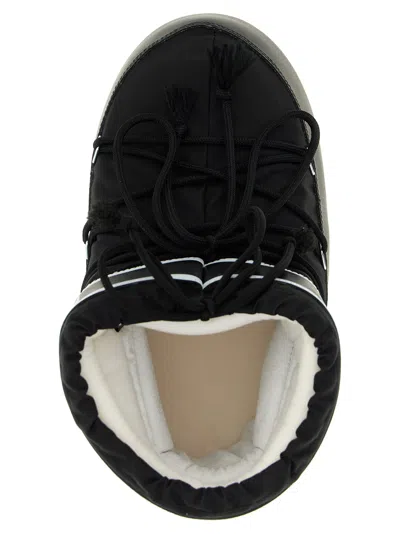 Moon Boot Stivale Icon Low Nero In Nylon In Black