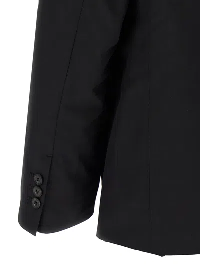 Prada Single-breasted Blazer In Black