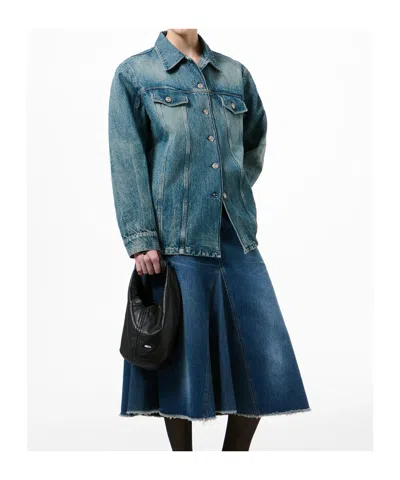 Our Legacy Button-front Denim Jacket In Blue