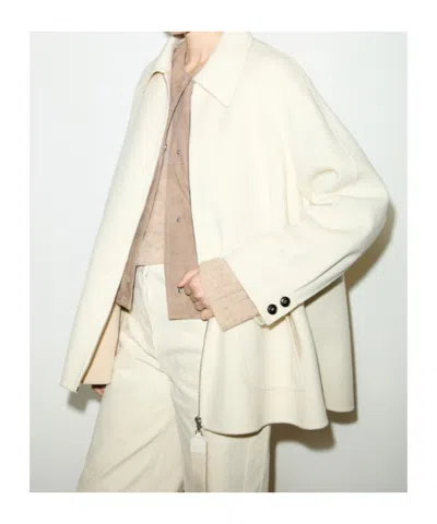 Maxco. Double-woven Wool Jacket In Neutral