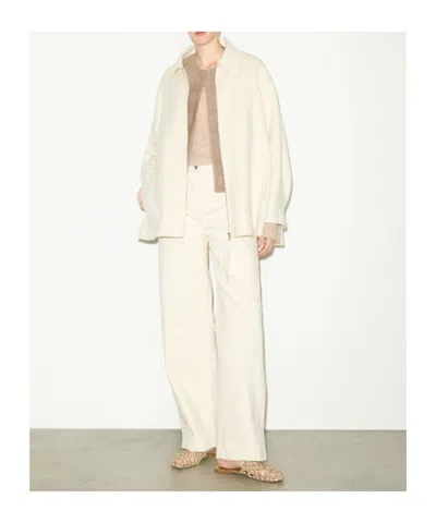 Maxco. Double-woven Wool Jacket In Neutral