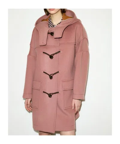 Maxco. Wool-blend Duffel Coat In Pink