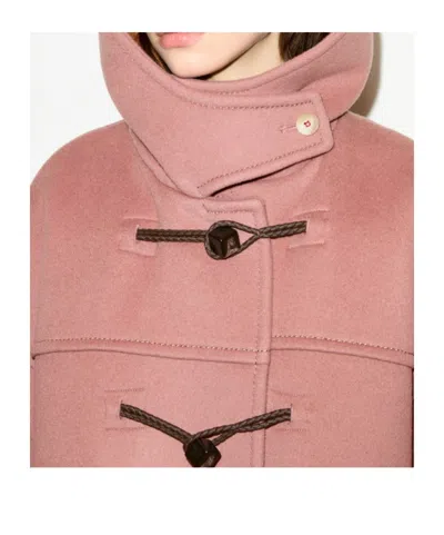 Maxco. Wool-blend Duffel Coat In Pink
