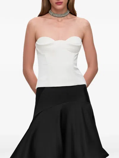 Anna October Raya Strapless Corset In White