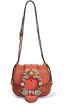 MIU MIU Dahlia embellished leather shoulder bag