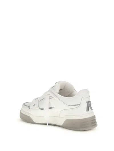 Represent Studio Leather Gradient Sole Sneakers In White