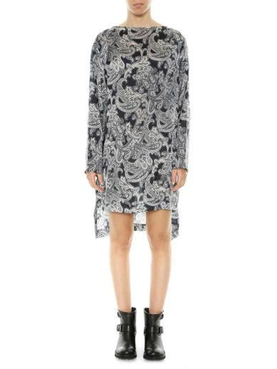 Shop Acne Studios Paisley Patterned Tunic Dress In Multi