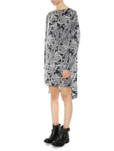 Shop Acne Studios Paisley Patterned Tunic Dress In Multi