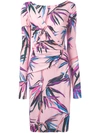 EMILIO PUCCI draped front midi dress,DRYCLEANONLY