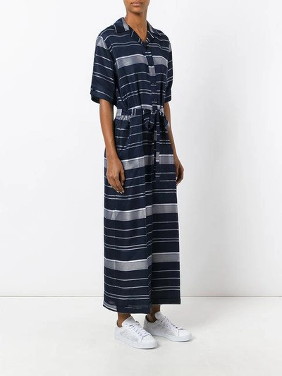 Shop Stella Mccartney Striped Jumpsuit - Blue