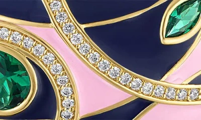 Fzn Enamel Bangle In Yellow