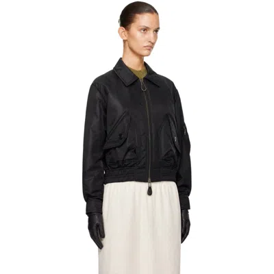 Coor Black Mk-3 Flight Jacket In Black