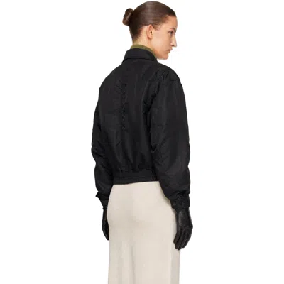 Coor Black Mk-3 Flight Jacket In Black