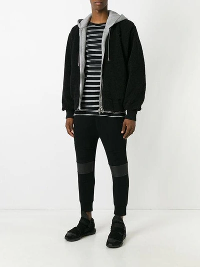 Shop Adidas Originals By Alexander Wang Rev Bomber Jacket - Black