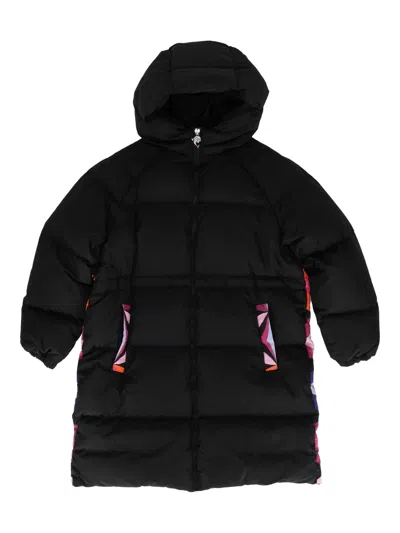 Pucci Down Jacket In Black