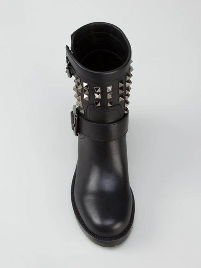 Shop Valentino 'rockstud' Boots