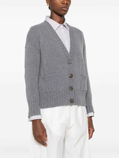 Base Cárdigan - Gris In Gray