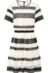 Michael Michael Kors Paneled Crocheted Lace Mini Dress