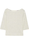 BY MALENE BIRGER Tirans striped cotton-terry top