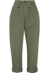 BASSIKE Cotton-canvas trousers