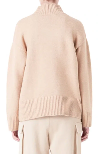 Grey Lab Turtleneck Sweater In Neutral