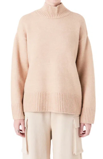 Grey Lab Turtleneck Sweater In Neutral