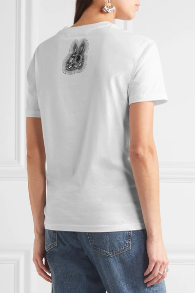 Shop Mcq By Alexander Mcqueen Printed Cotton-jersey T-shirt